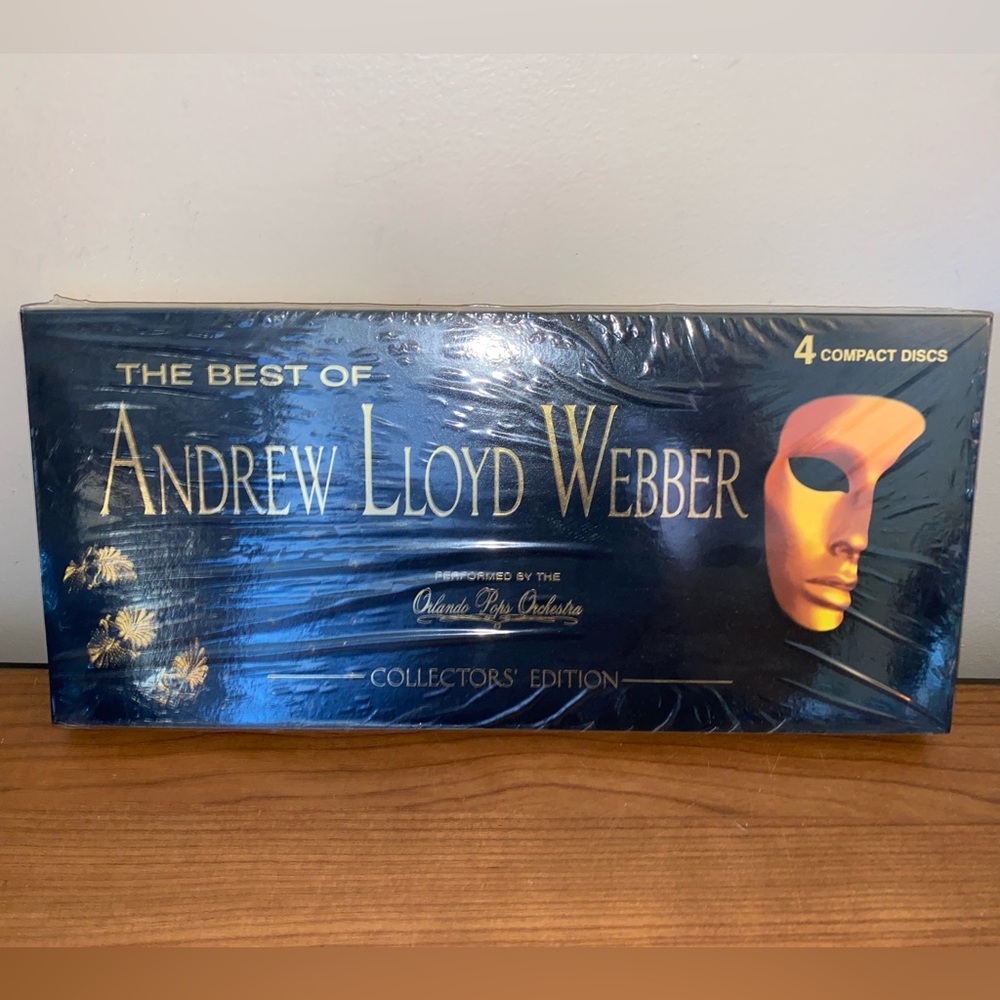 Orchestra Music SEALED Box Set Andrew Lloyd Webber 4 CDs Broadway Cats Phantom